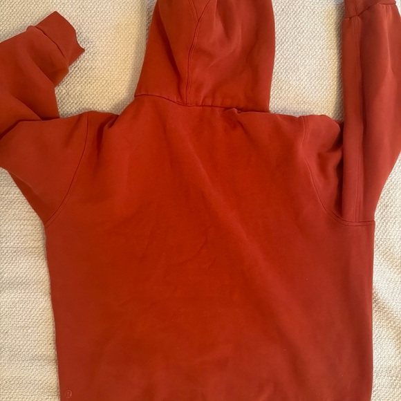 lululemon Steady State Pullover Hoodie ATRU Autumn Rust Men’s Size Small S Orang - Picture 2 of 4